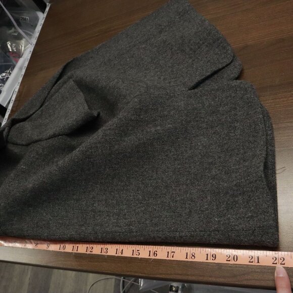 Domino Skirt Suit Womens 8 Gray Office Wear Secretary Dark Academia Vintage 70's - Picture 12 of 16